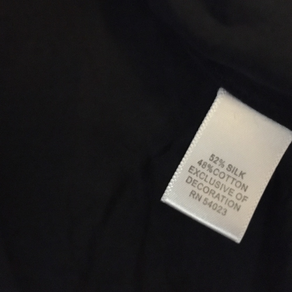 Silk cotton fitted short sleeve blouse - Picture 5 of 5